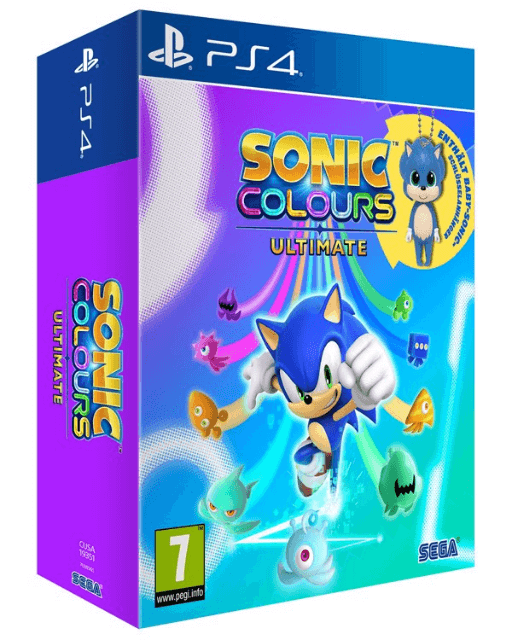 Sonic Colours: Ultimate box art for Playstation 4